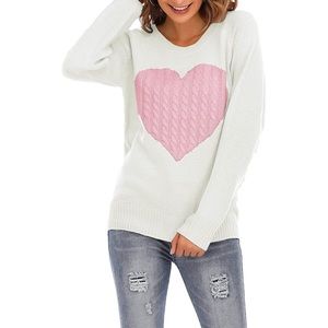 💗Heart knitted sweater